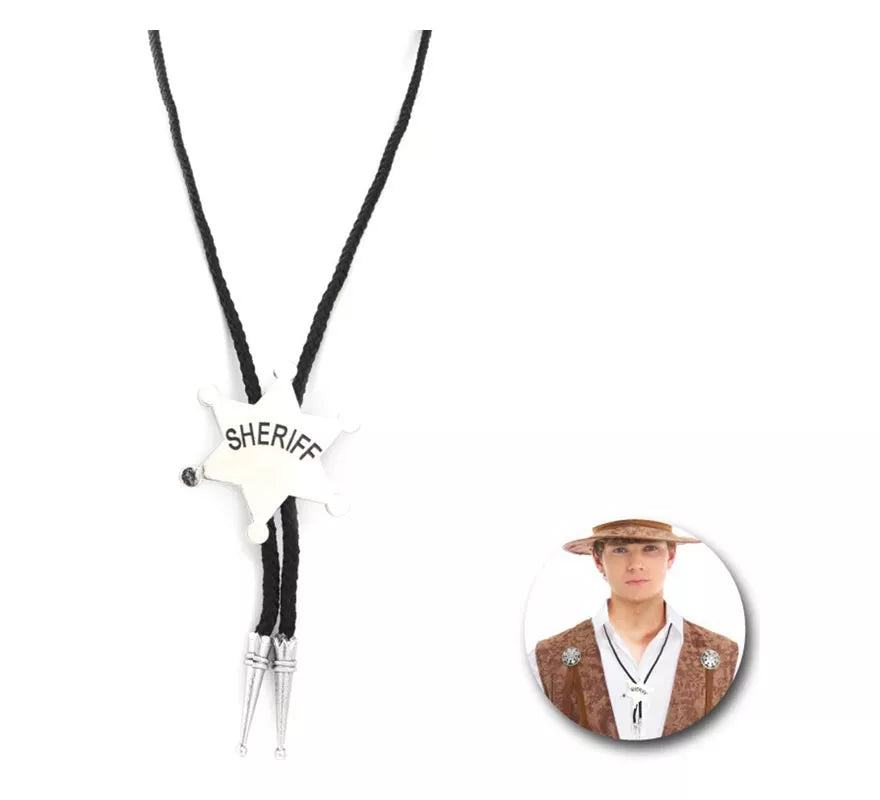Translation missing: de.Collar Estrella Sheriff plateado