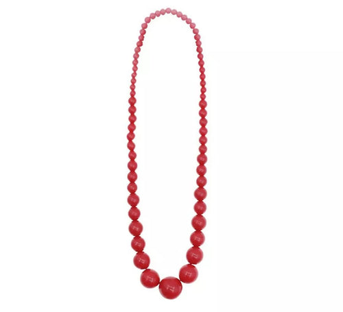 Collar Flamenco cuentas roja de 25 cm