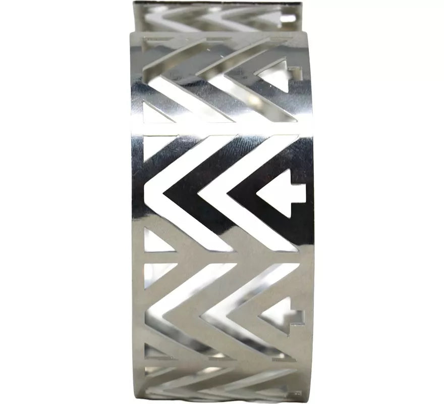 Collar Futurista plateado