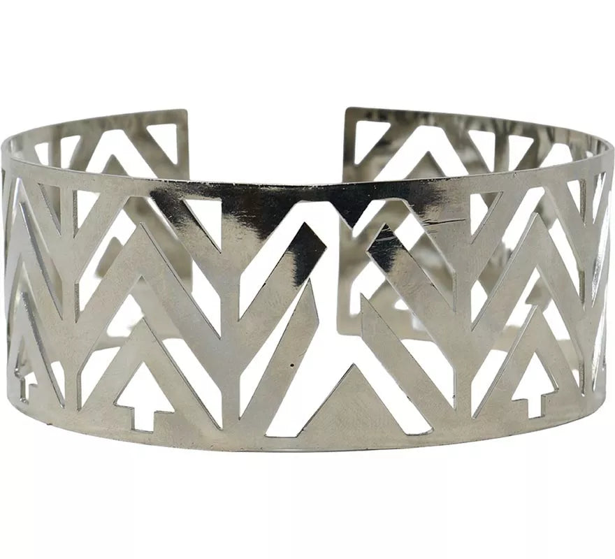 Translation missing: de.Collar Futurista plateado