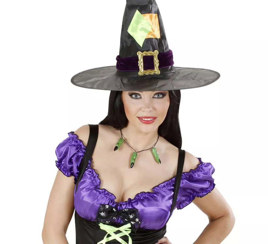 Collar Halloween de Dedos de Bruja