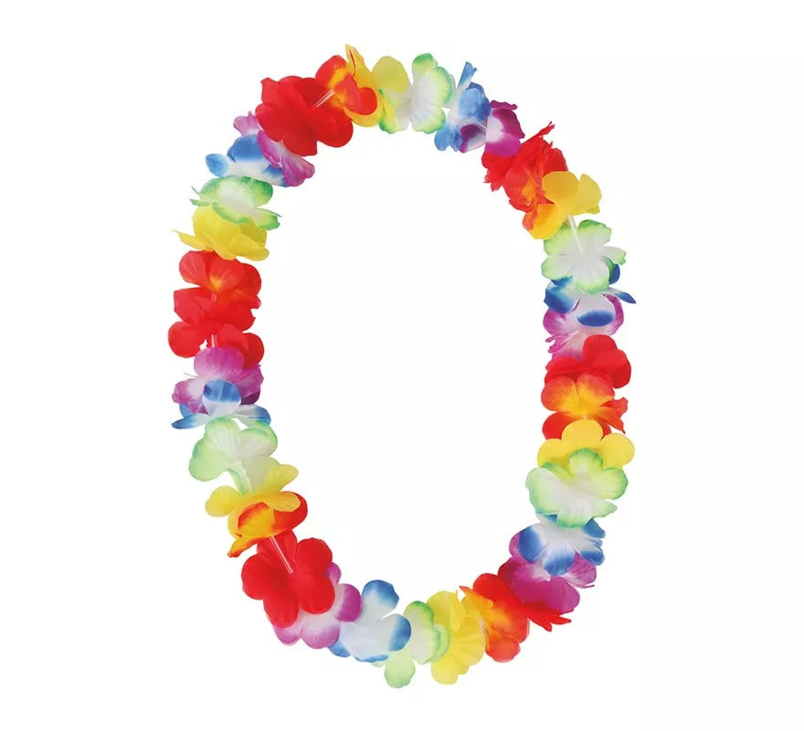 Translation missing: de.Collar Hawaiano de tela multicolor