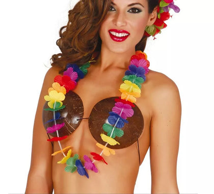 Collar Hawaiano multicolor