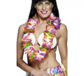 Collar Hawaiano Multicolor con flores grandes