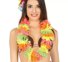 Hawaiian Multicolor Neon Halskette