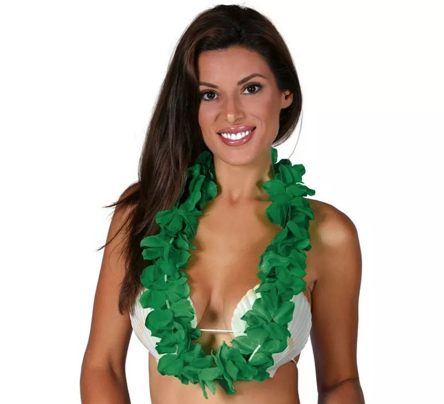 Translation missing: de.Collar Hawaiano Verde Oscuro