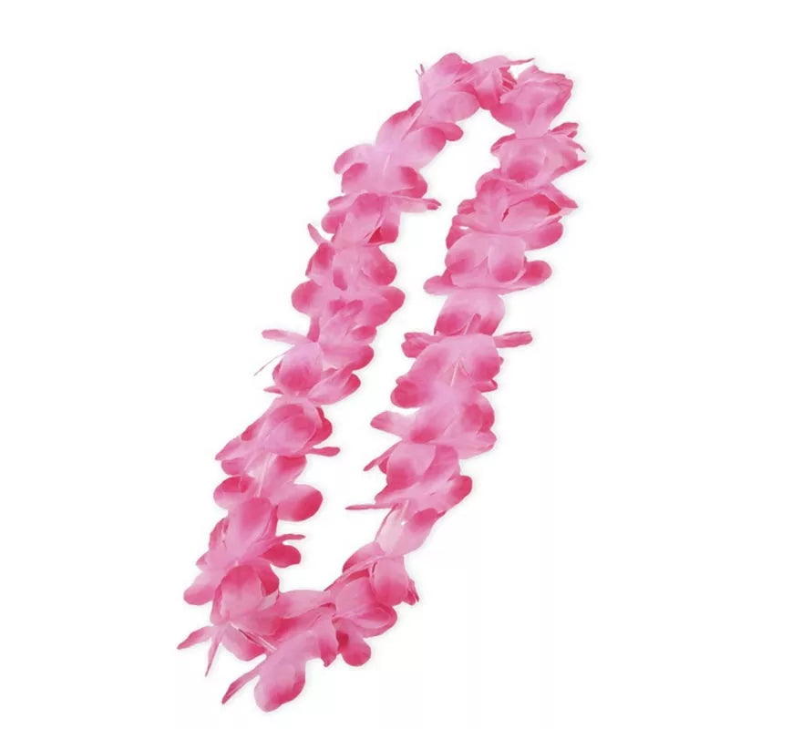 Translation missing: de.Collar Hawaii rosa y fucsia de 50 cm