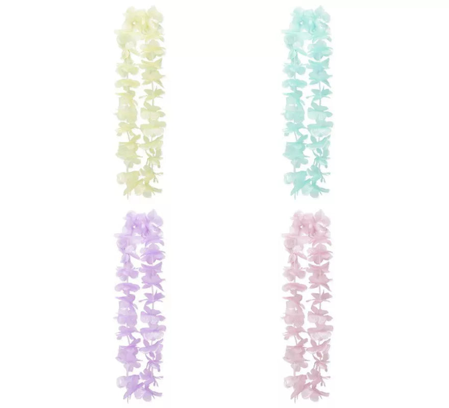 Translation missing: de.Collar Hawaii tonos suaves en colores surtidos