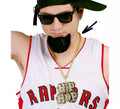 Collar Hip-Hop con cadena imitación oro