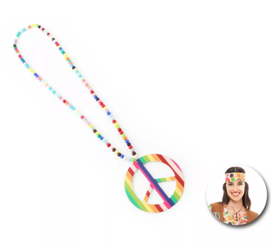 Translation missing: de.Collar Hippie con cuentas multicolor