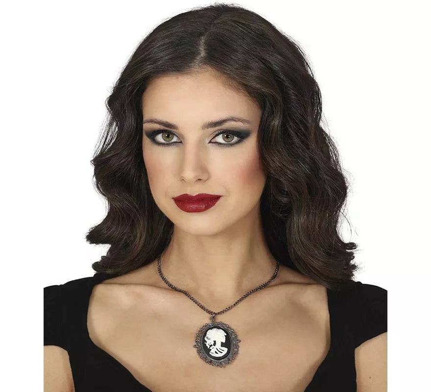 Collar Medallón con Busto 5 cm