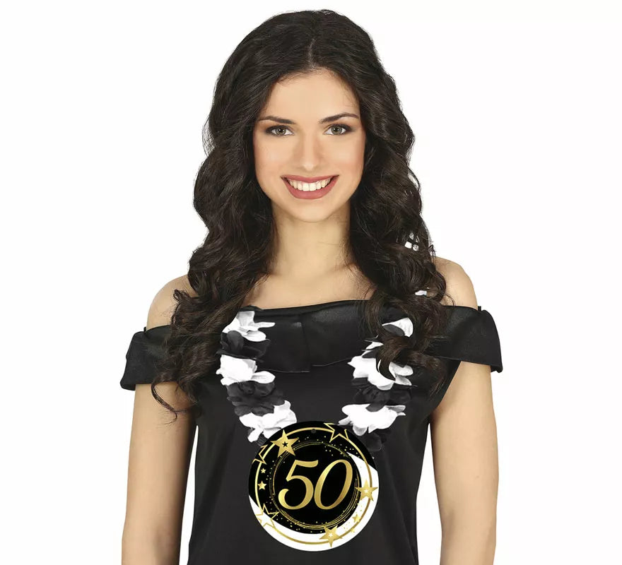 Translation missing: de.Collar Negro y Blanco de 50 Años