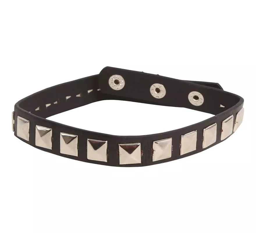 Translation missing: de.Collar Punk Negro y Dorado