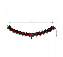 Vampirin-Halsband, 34 cm