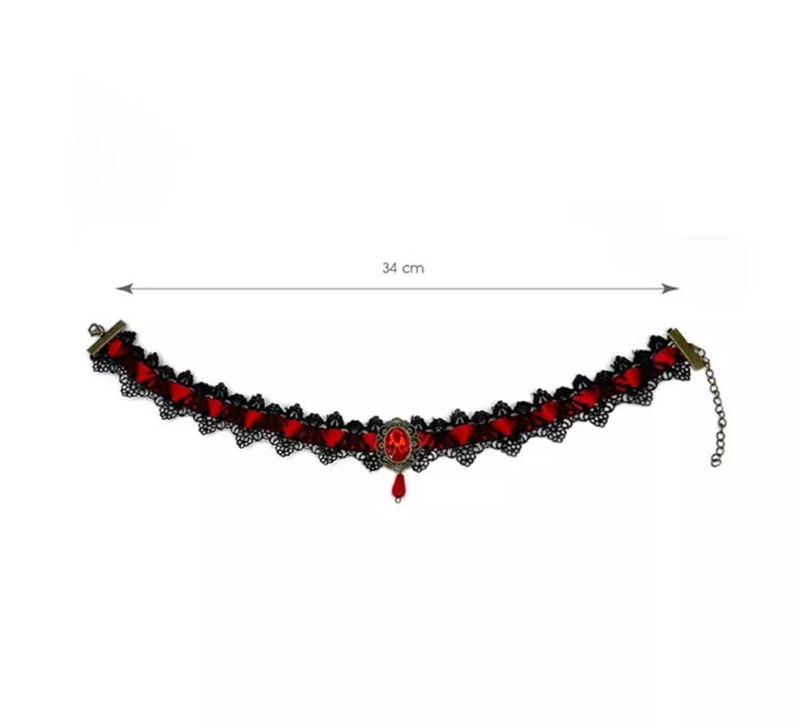 Translation missing: de.Collar Vampiresa chóker de 34 cm