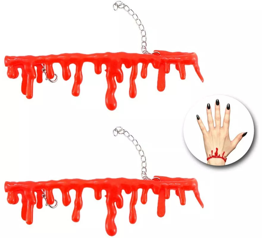 Translation missing: de.Collar y Pulsera de Sangre Chorreando