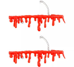 Tropfende Blutkette und Armband