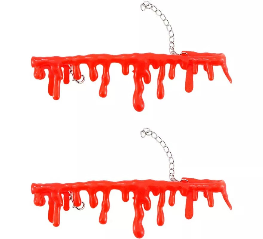 Translation missing: de.Collar y Pulsera de Sangre Chorreando