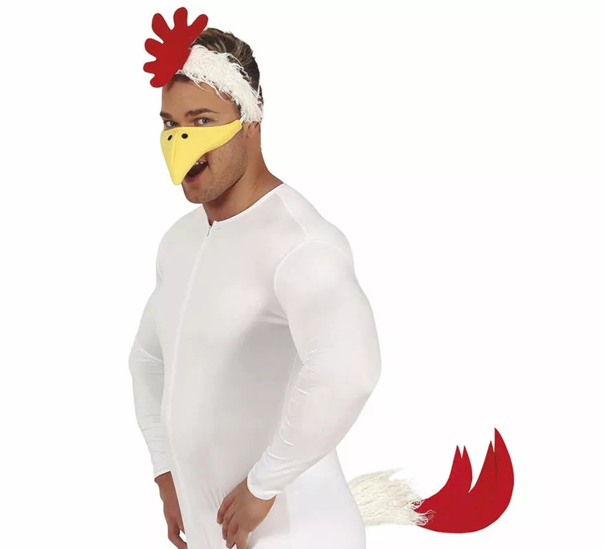 Translation missing: de.Conjunto de Gallina: Cola, Diadema y Pico