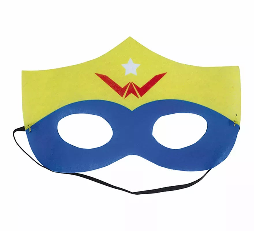 Translation missing: de.Conjunto Infantil Súper Heroína: Antifaz y capa de 70 cms