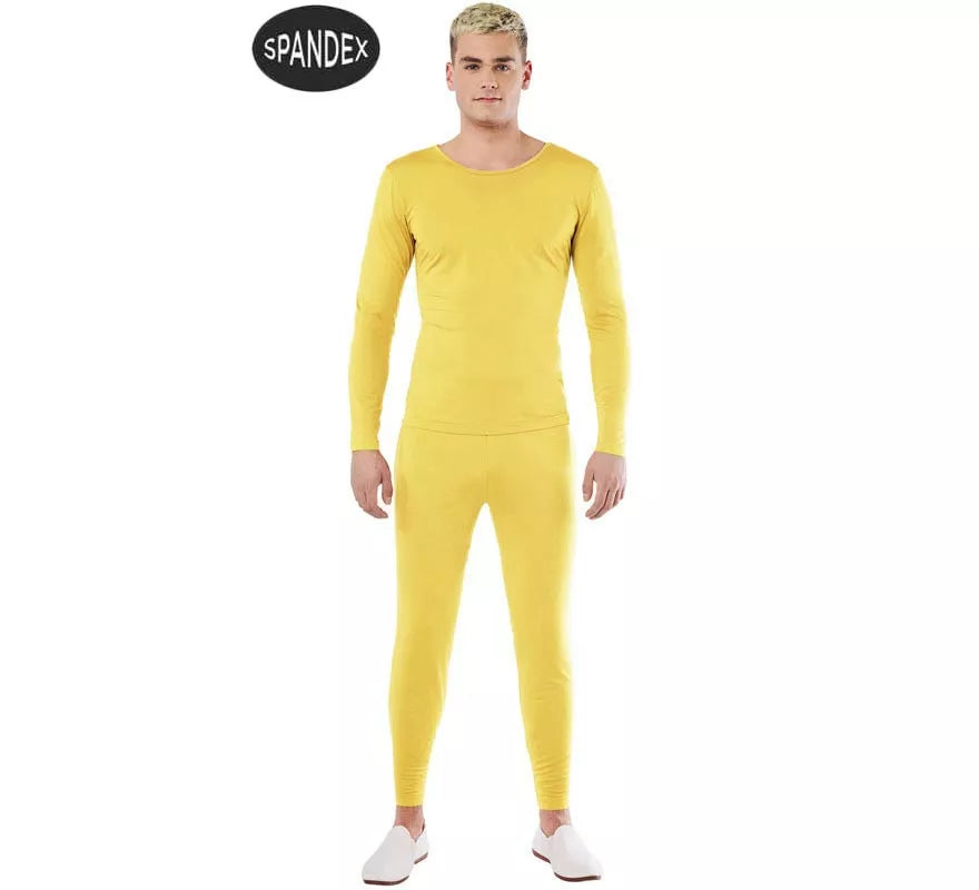 Translation missing: de.Conjunto Maillot Spandex en 2 piezas color Amarillo hombre