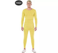 Conjunto Maillot Spandex en 2 piezas color Amarillo hombre