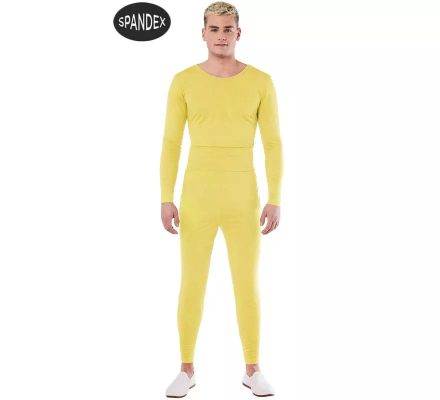 Translation missing: de.Conjunto Maillot Spandex en 2 piezas color Amarillo hombre