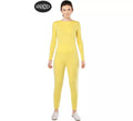 Conjunto Maillot Spandex en 2 piezas color Amarillo mujer
