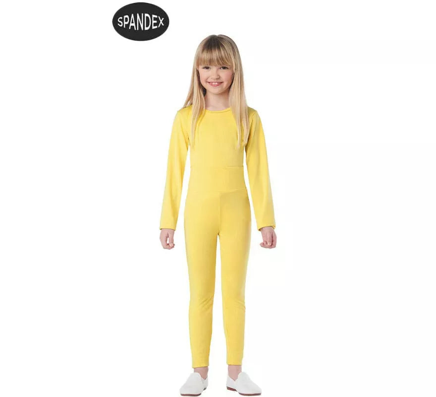 Translation missing: de.Conjunto Maillot Spandex en 2 piezas color Amarillo para niños
