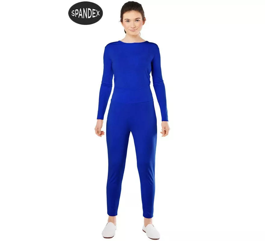 Translation missing: de.Conjunto Maillot Spandex en 2 piezas color Azul para mujer