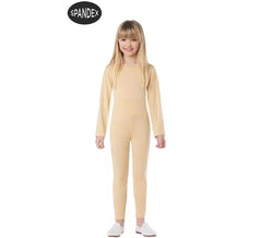 2-teiliges Spandex-Trikot-Set in Beige für Kinder