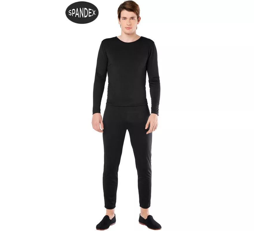 Translation missing: de.Conjunto Maillot Spandex en 2 piezas color Negro para hombre
