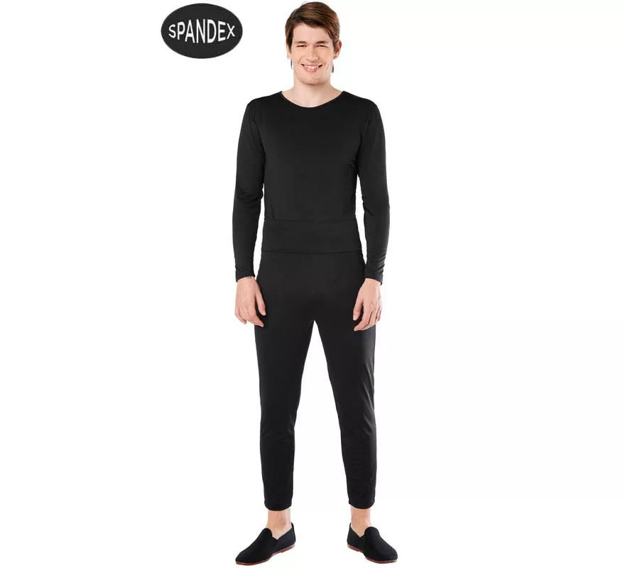 Translation missing: de.Conjunto Maillot Spandex en 2 piezas color Negro para hombre