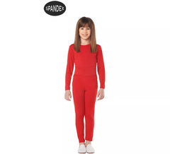 Roter 2-teiliger Spandex Trikotsatz für Kinder