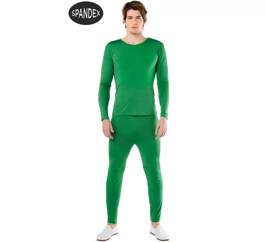 Translation missing: de.Conjunto Maillot Spandex en 2 piezas color Verde para hombre
