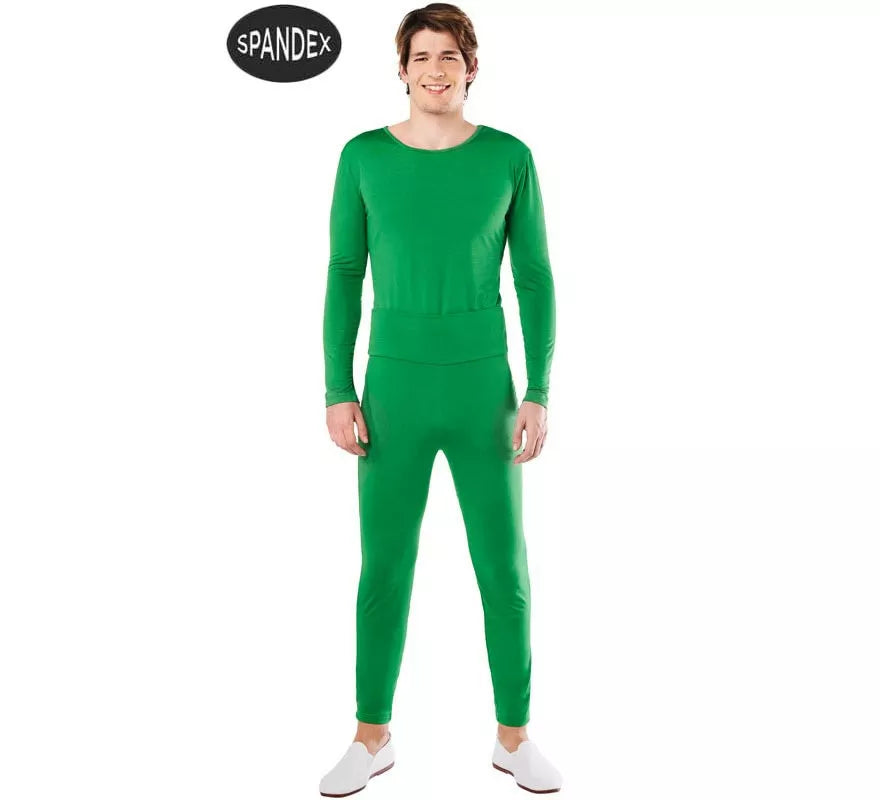 Translation missing: de.Conjunto Maillot Spandex en 2 piezas color Verde para hombre