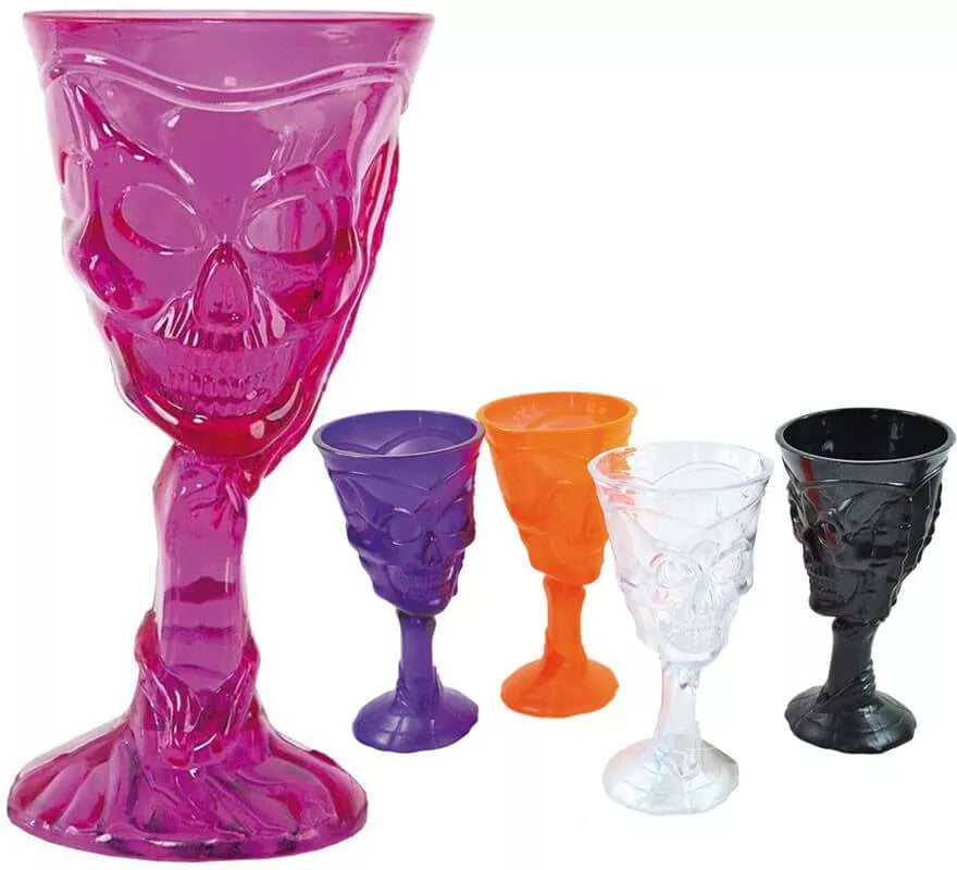 Translation missing: de.Copa de Calavera 18 cm en 4 colores surtidos