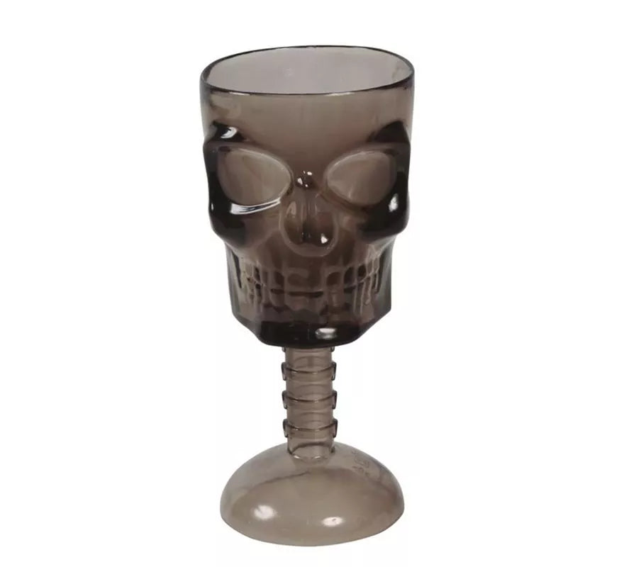 Translation missing: de.Copa de Calavera Negra Transparente de 18 cm