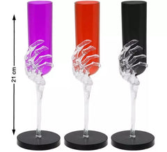 Skelettbecher in 3 verschiedenen Farben 21 cm