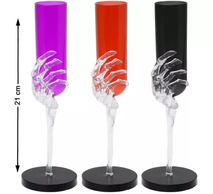 Copa de Esqueleto en 3 Colores surtidos 21 cm