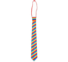 65 cm lange Regenbogenkrawatte