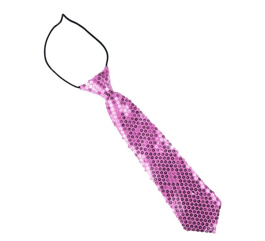 Translation missing: de.Corbata con lentejuelas infantil de 30 cm en varios colores