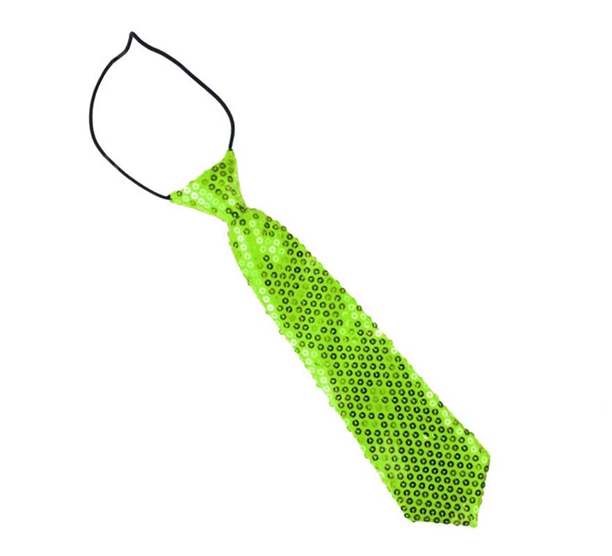 Translation missing: de.Corbata con lentejuelas infantil de 30 cm en varios colores