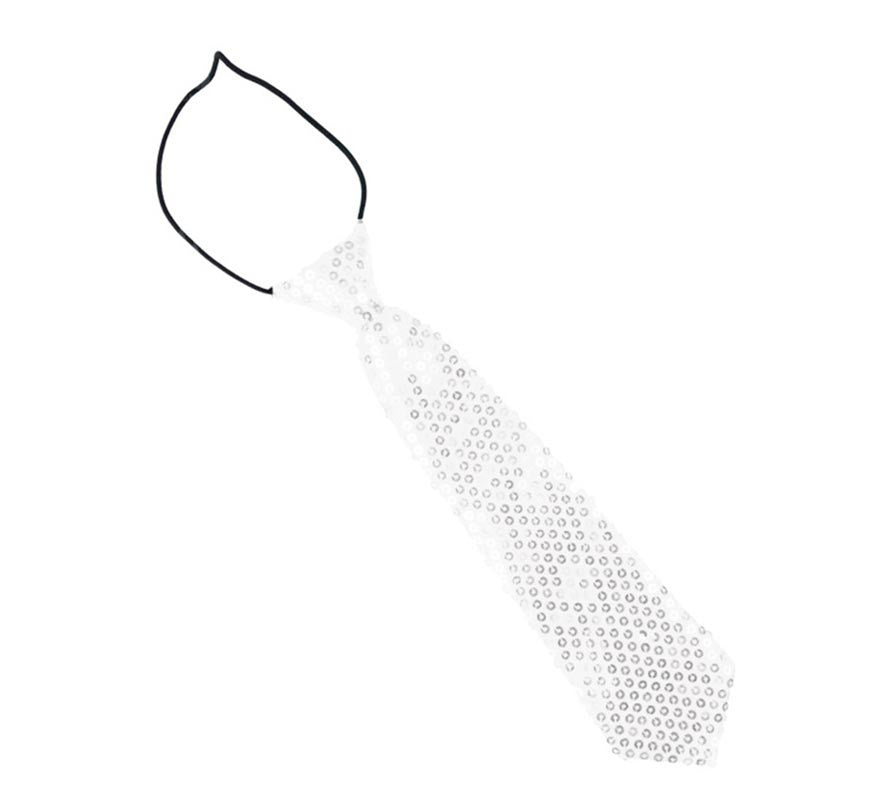 Corbata con lentejuelas infantil de 30 cm en varios colores