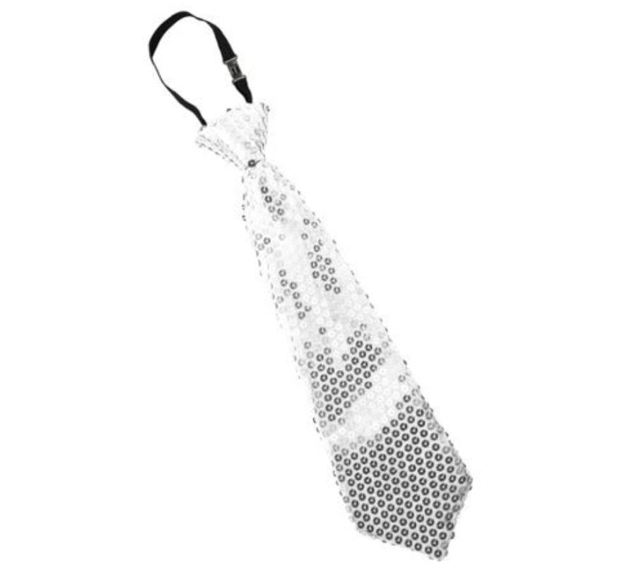 Corbata de Lentejuelas de 31 cm en varios colores