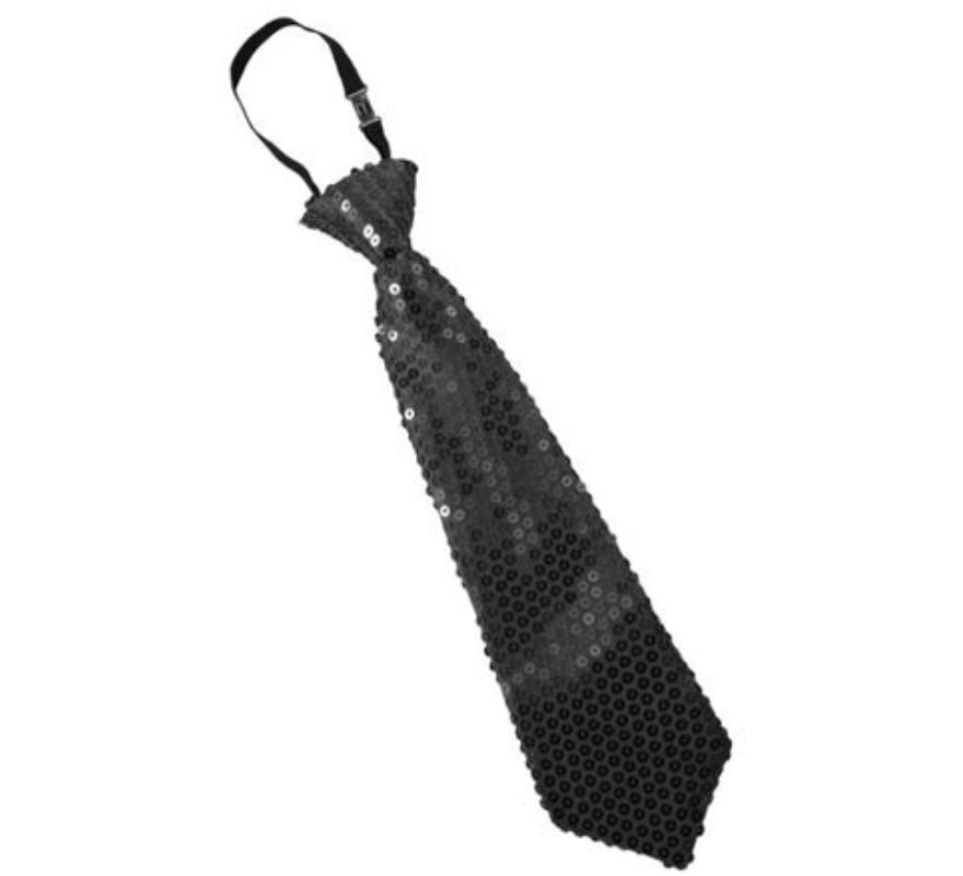 Corbata de Lentejuelas de 31 cm en varios colores