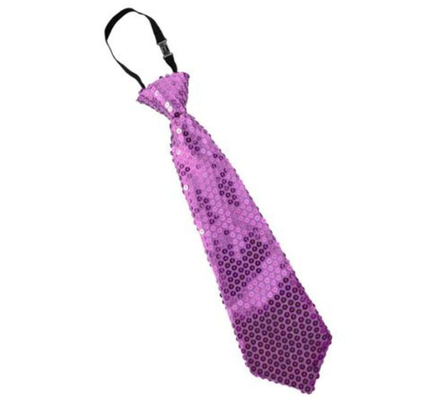 Corbata de Lentejuelas de 31 cm en varios colores
