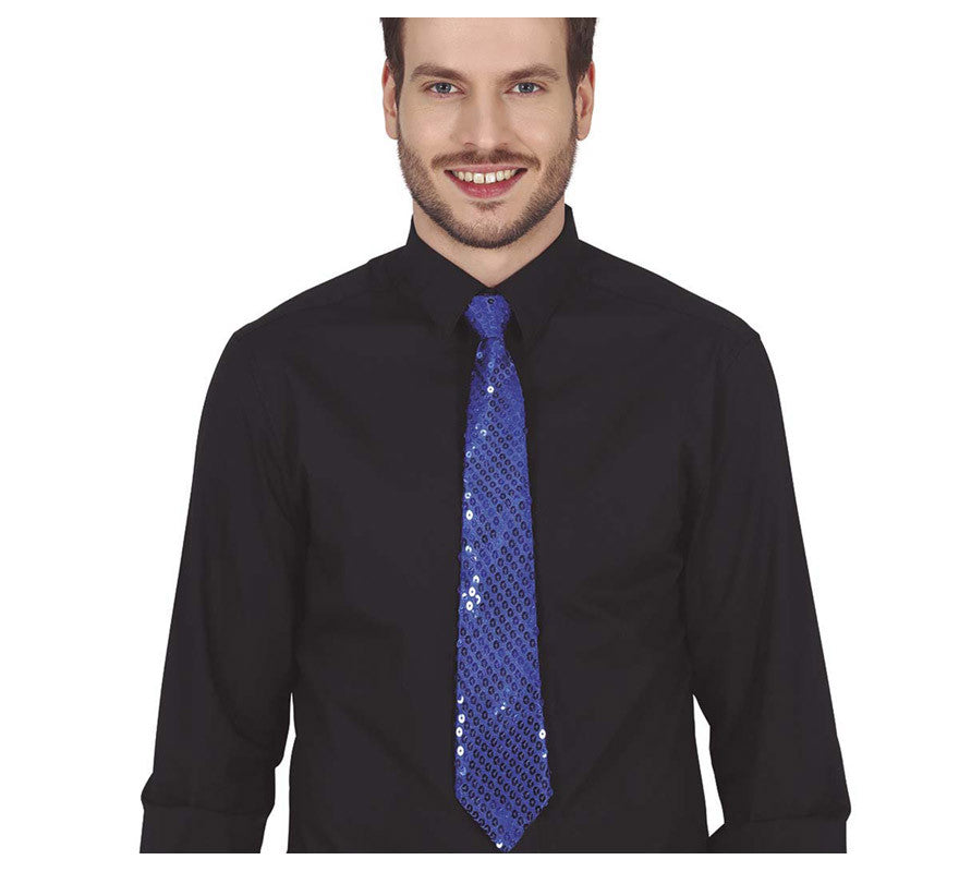 Corbata de Lentejuelas en varios colores de 35 cm