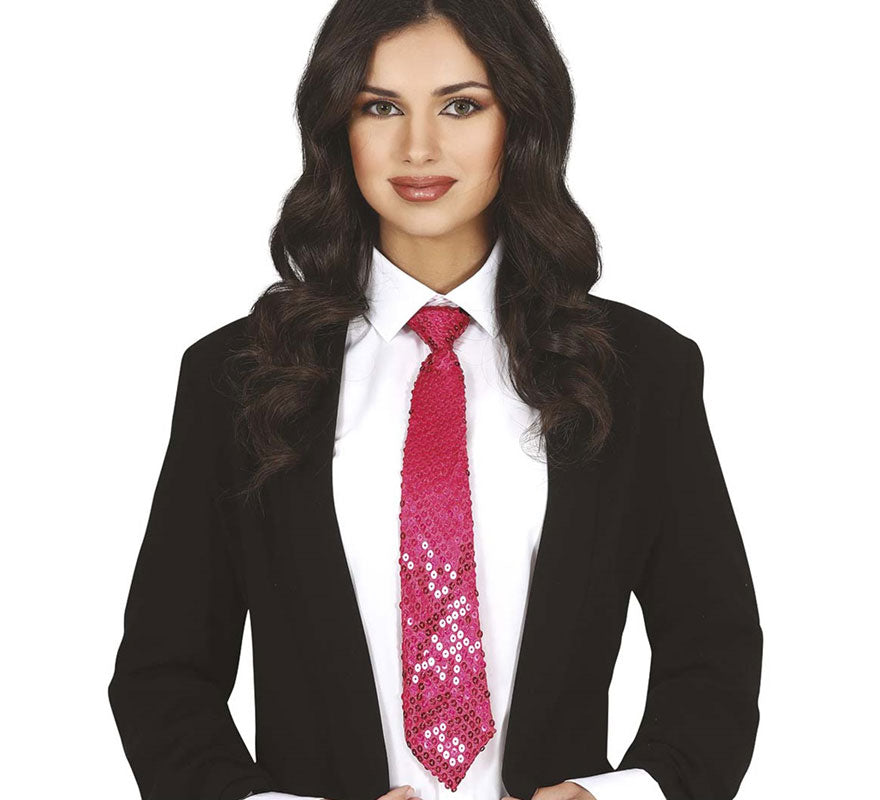 Corbata de Lentejuelas en varios colores de 35 cm
