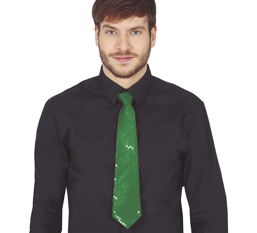 Corbata de Lentejuelas en varios colores de 35 cm